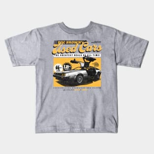 Doc Brown's Used Cars Kids T-Shirt